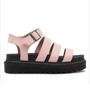 UNIONBAY Dulce Blush Pink Strappy Platform Fisherman Sandals Size 10